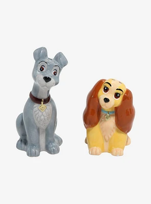 Disney Lady and the Tramp Figural Salt and Pepper Shakers