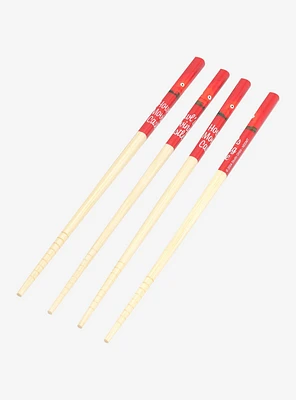 Studio Ghibli® Howl's Moving Castle Calcifer Bamboo Chopsticks Set