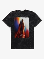 DC Superman Movie Poster Mineral Wash T-Shirt