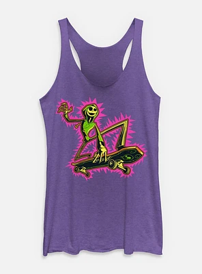 The Nightmare Before Christmas Skating Jack Womens Tank Top