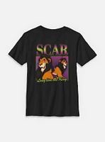 Disney Villains Scar Long Live The King Youth T-Shirt