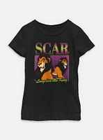 Disney Villains Scar Long Live The King Youth Girls T-Shirt