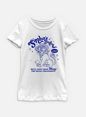 Disney The Lion King Simba's Salon Youth Girls T-Shirt