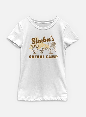 Disney The Lion King Simba's Safari Camp Youth Girls T-Shirt