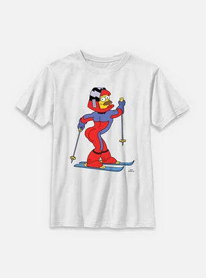 The Simpsons Ned Flanders Skii Youth T-Shirt