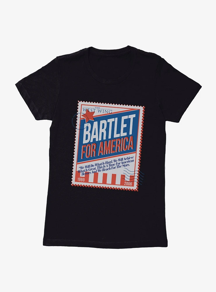 West Wing WB 100 Bartlet For America Womens T-Shirt