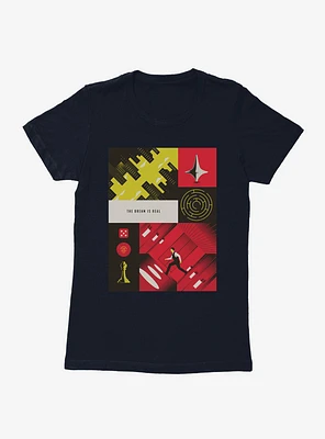 Inception WB 100 Dream Is Real Poster Womens T-Shirt