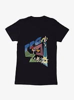 The Powerpuff Girls Ppg Action Pose Womens T-Shirt