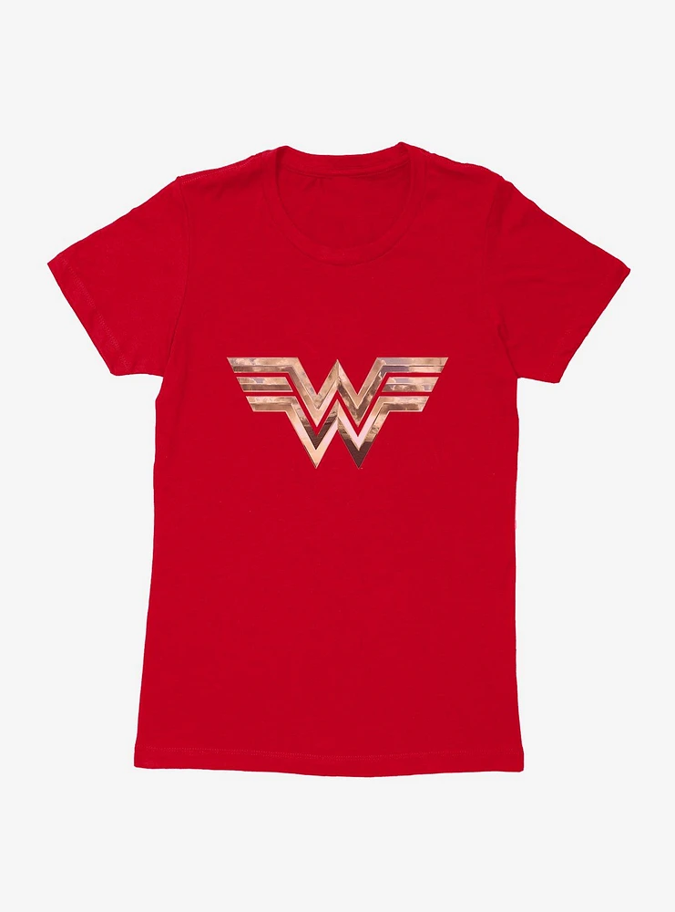 DC Comics Wonder Woman 1984 Gold Logo Womens T-Shirt