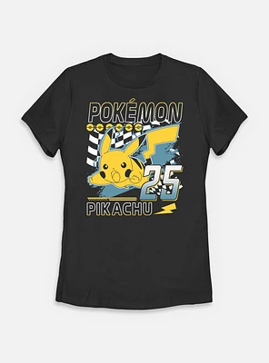 Pokemon Pikachu Lighting Strike Womens T-Shirt