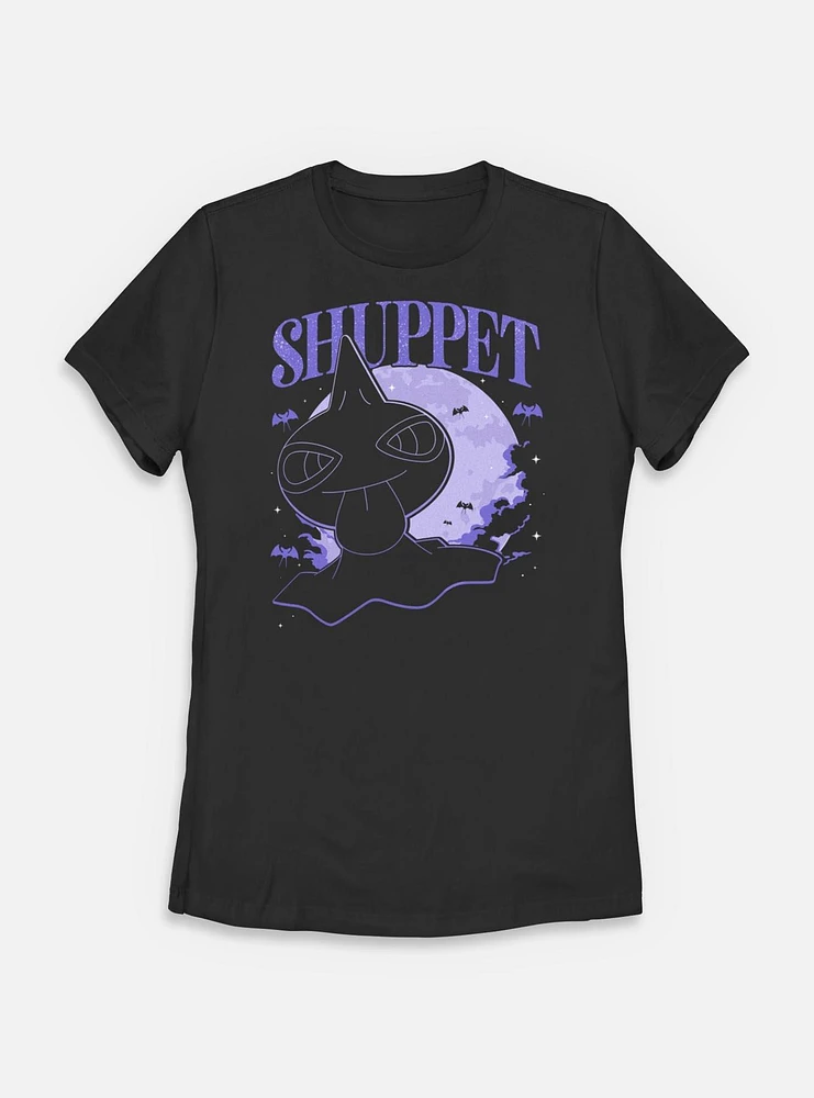 Pokemon Shuppet Sppoky Vibes Womens T-Shirt