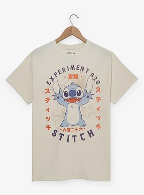 Disney Lilo & Stitch Floral Portrait T-Shirt - BoxLunch Exclusive