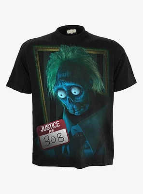 Beetlejuice 2 Justice For Bob Front Print T-Shirt