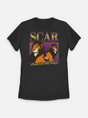 Disney Villains Scar Long Live The King Womens T-Shirt