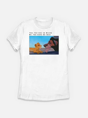 Disney The Lion King Stay Weird Scar Womens T-Shirt