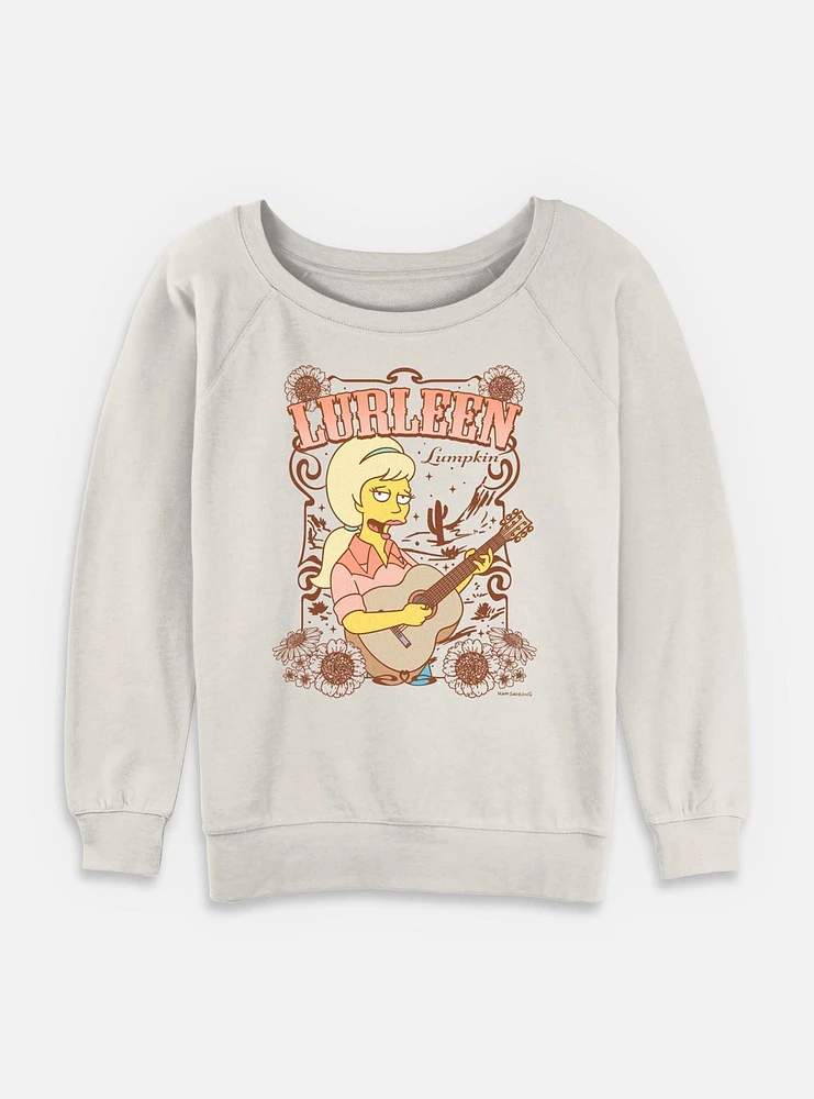 The Simpsons Lurleen Country Look Womens Slouchy Sweatshirt