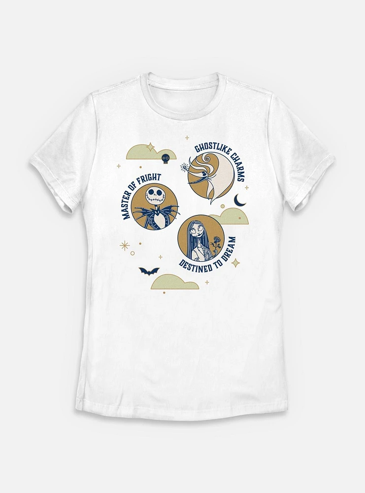 The Nightmare Before Christmas Fright Dream Ghostlike Womens T-Shirt