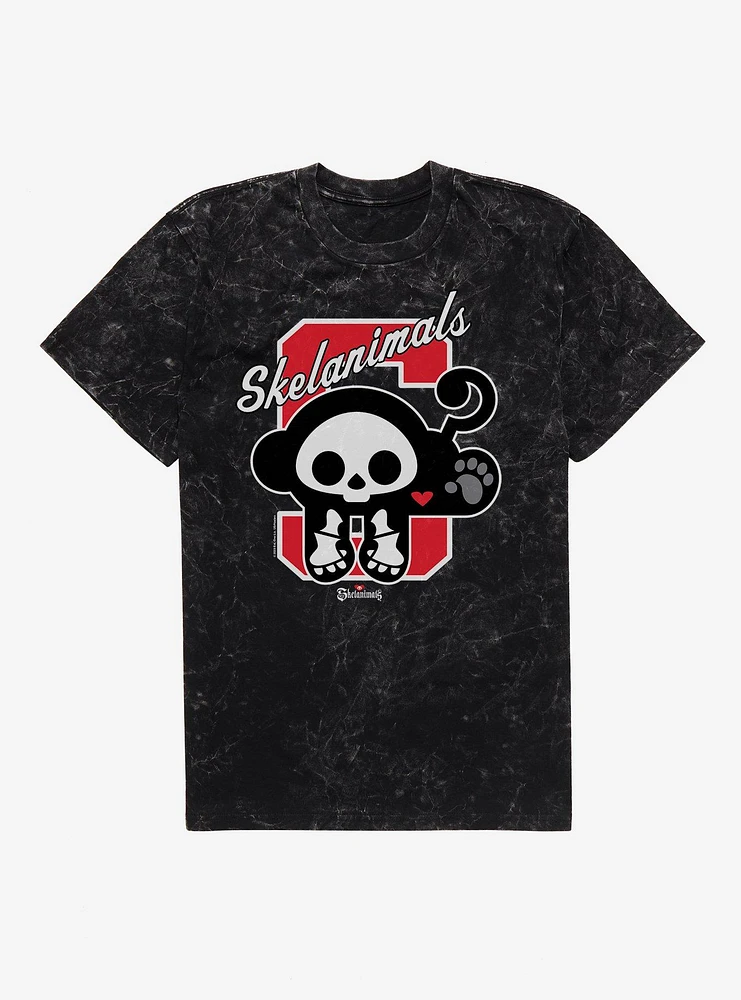 Skelanimals Marcy Collegiate Mineral Wash T-Shirt