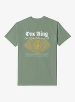 The Lord Of Rings One Ring Eye Sauron Garment Dye T-Shirt