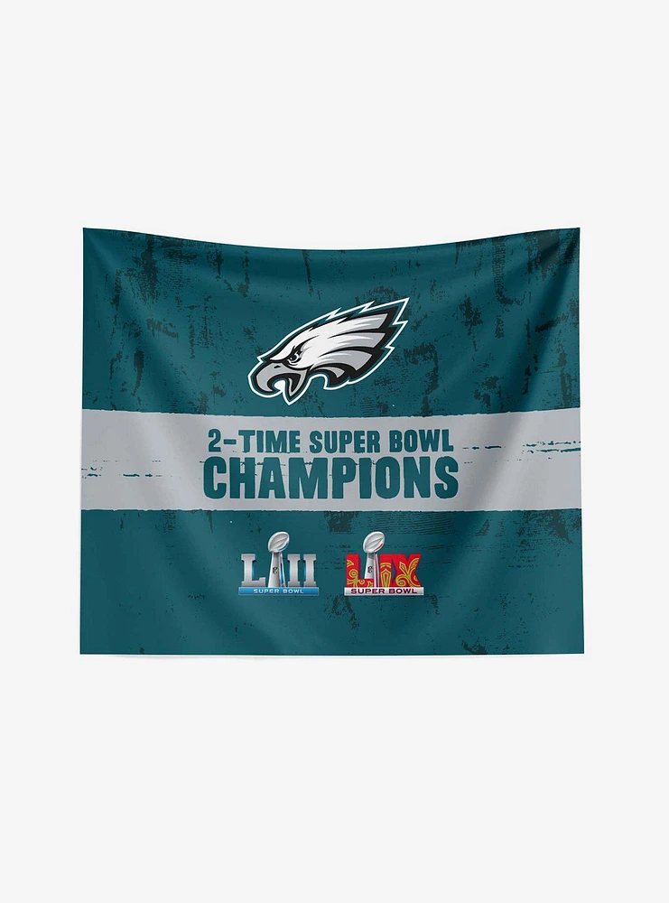 NFL 2025 Super Bowl LIX Philadelphia Eagles Multi Champ Excellence Wall Hanging