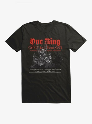 The Lord Of Rings One Ring To Rule Them All T-Shirt
