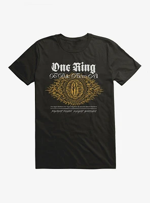 The Lord Of Rings One Ring Eye Sauron T-Shirt