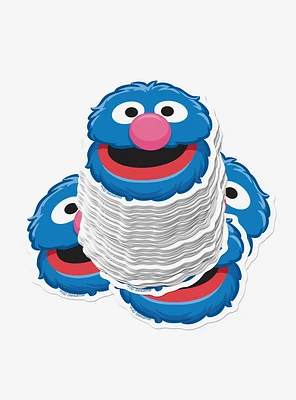Sesame Street Grover Face Miscellaneous 100ct Sticker Pack