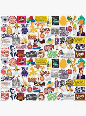 Willy Wonka and The Chocolate Factory Miscellaneous 100ct Sticker Pack