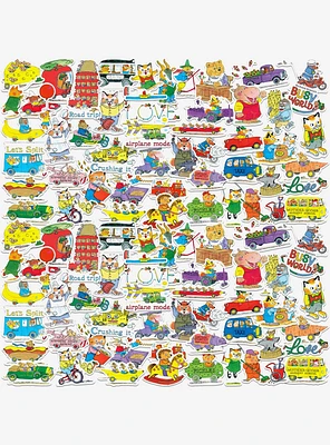 Richard Scarry Characters Miscellaneous 100ct Sticker Pack