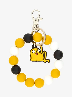 Adventure Time Jake Beaded Charm Wristlet Keychain