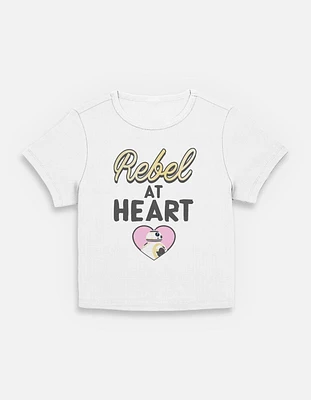 Star Wars: The Force Awakens Rebel At Heart Womens Baby T-Shirt