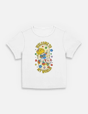 Rainbow Brite Welcome To My World Womens Baby T-Shirt