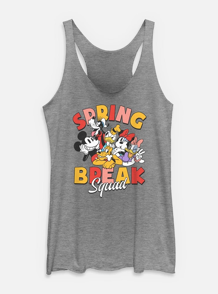 Disney Mickey Mouse Spring Break Squad Womens Tank Top