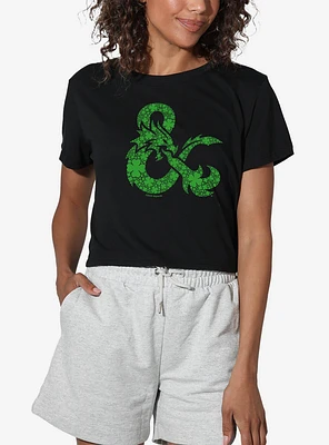 Dungeons & Dragons Shamrock Logo Women's Crop Top