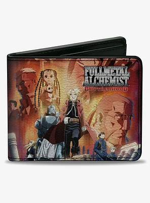Fullmetal Alchemist: Brotherhood Characters Pose Collage Bifold Wallet