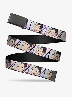 Dr. Stone Chibi Gen Asagiri Expression Blocks Flip Web Belt