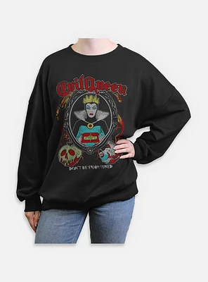 Disney Snow White and the Seven Dwarfs Evil Queen Don't Be Frightened Womens Oversized Sweatshirt