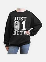 Disney Snow White and the Seven Dwarfs Just 01 Bite Womens Oversized Sweatshirt