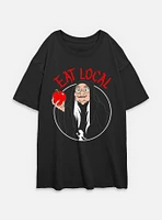 Disney Snow White and the Seven Dwarfs Evil Queen Eat Local Womens Oversized T-Shirt