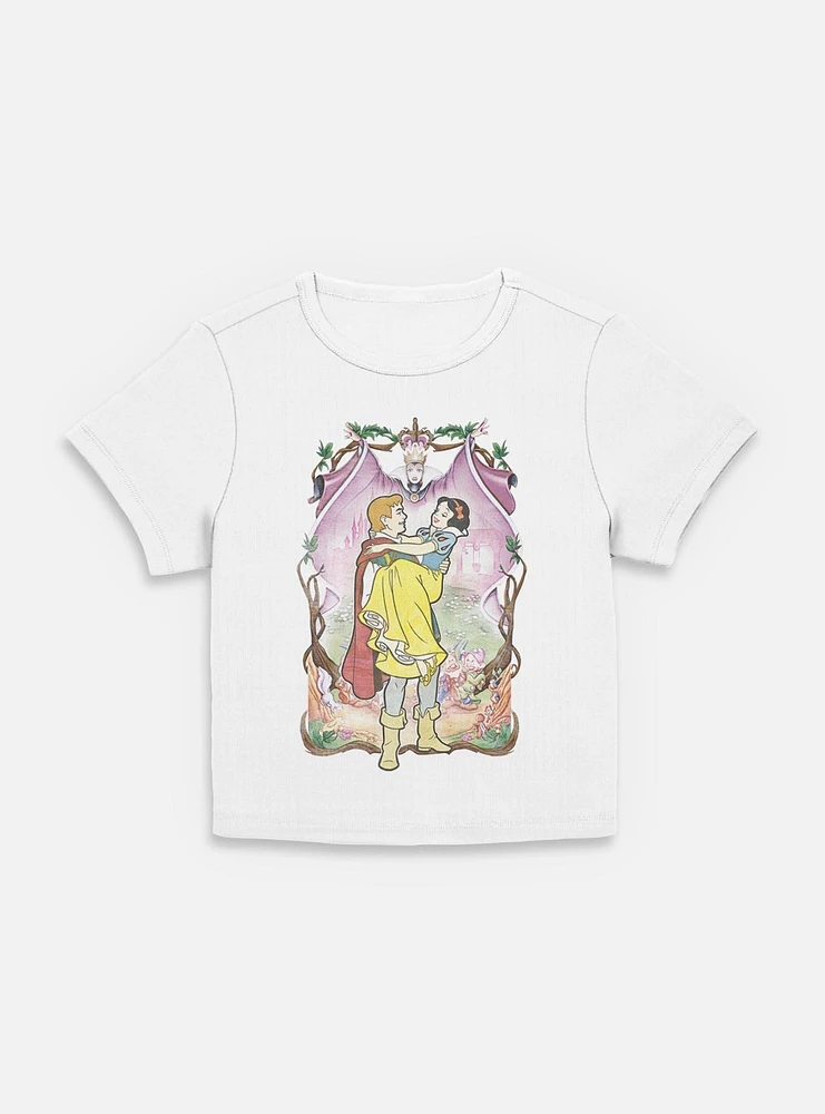 Disney Snow White and the Seven Dwarfs Love Poster Women Baby T-Shirt
