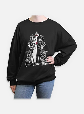 Disney Snow White and the Seven Dwarfs Gothic Bite Womens Oversized Sweatshirt