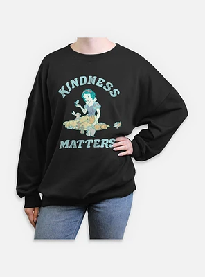 Disney Snow White and the Seven Dwarfs Kindness Matters Womens Oversized Sweatshirt