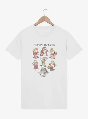 Disney Snow White and the Seven Dwarfs Illustration T-Shirt