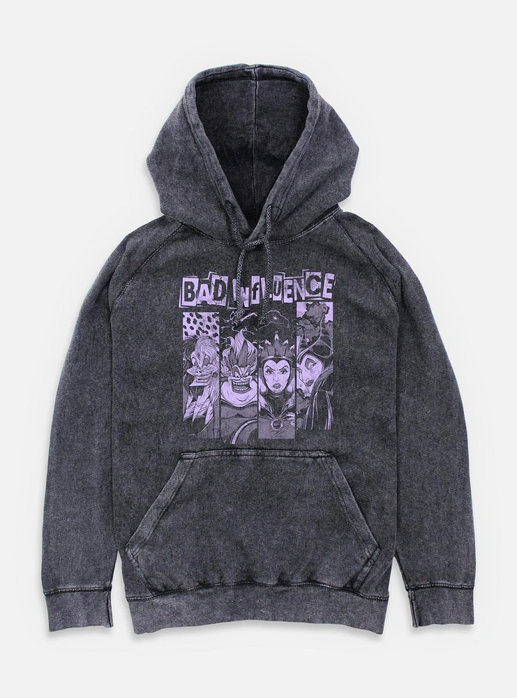 Disney Villains Bad Influence Mineral Wash Hoodie
