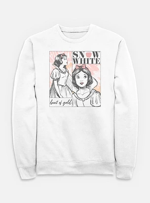 Disney Snow White and the Seven Dwarfs Heart Of Gold Illustration Sweatshirt
