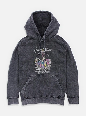 Disney Snow White and the Seven Dwarfs Retro Classic Mineral Wash Hoodie