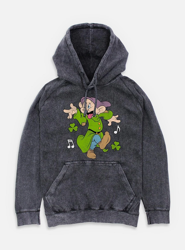 Disney Snow White and the Seven Dwarfs Dopey Dancing Mineral Wash Hoodie