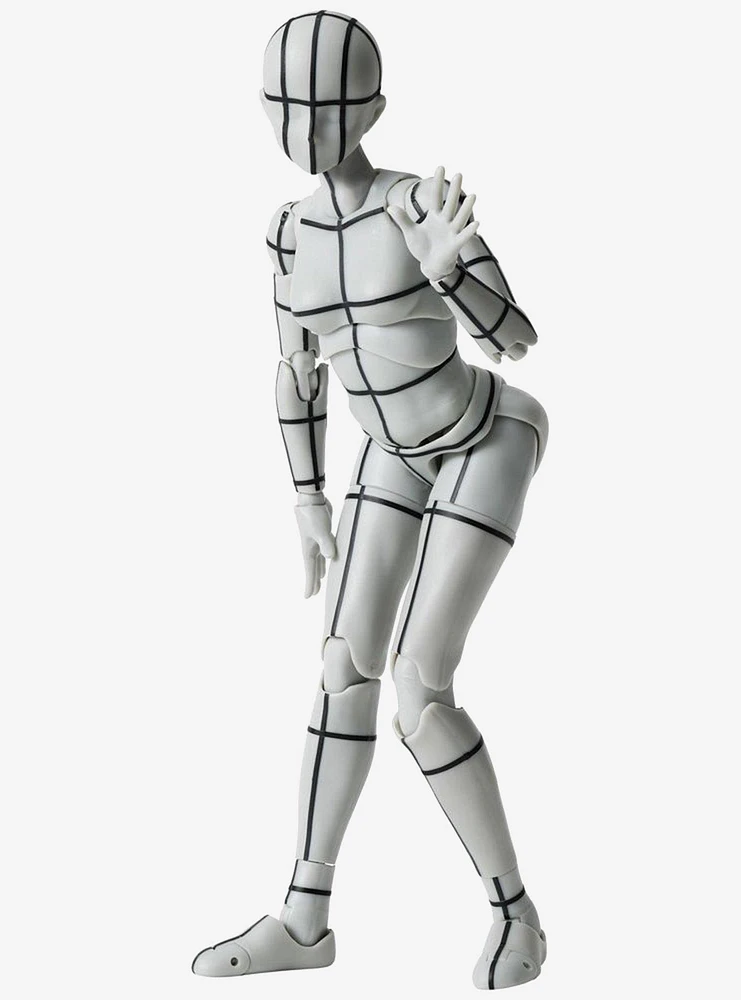 Bandai Spirits S.H.Figuarts Body-chan Sports Edition (WireframeGray Color Ver.) Articulated Figure
