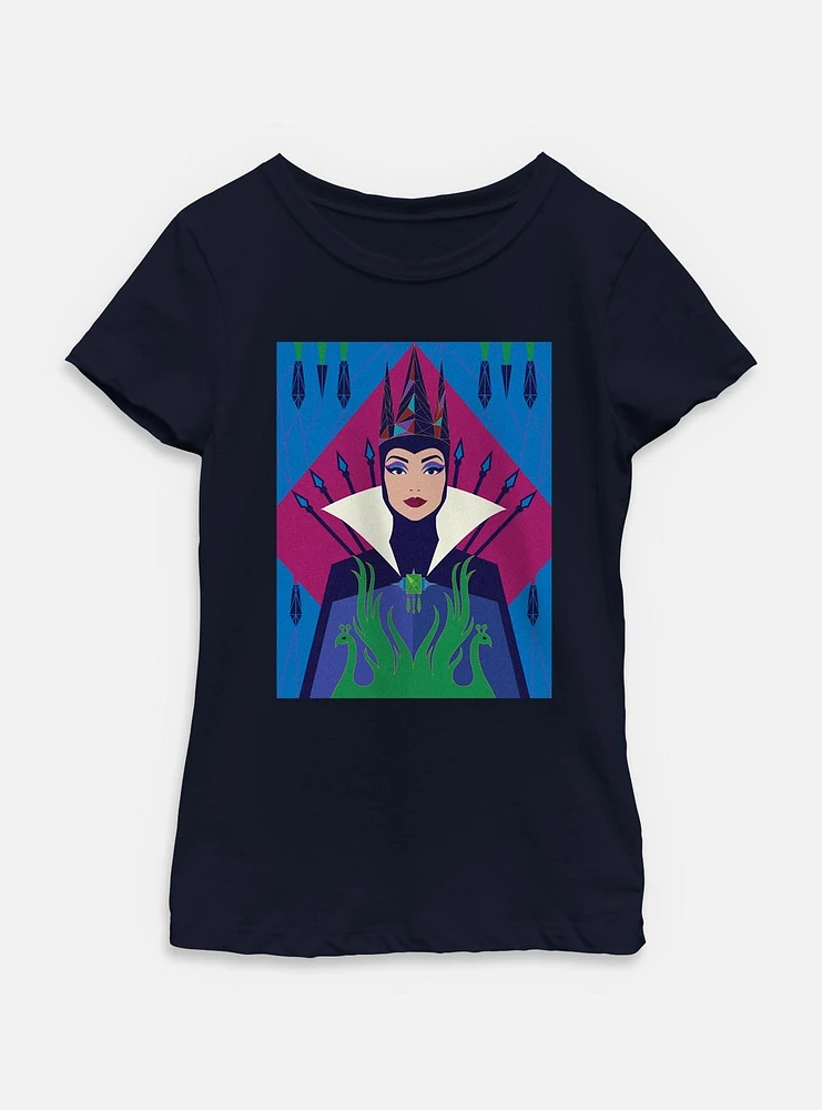 Disney Snow White Live Action Evil Queen Pose Youth Girls T-Shirt