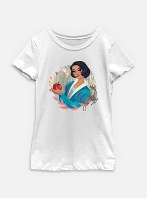 Disney Snow White Live Action Smiling Pose Youth Girls T-Shirt